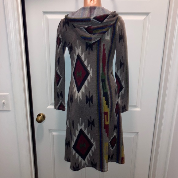Joyce Leslie long, geometric Aztec cardigan Junior XS - Picture 7 of 14